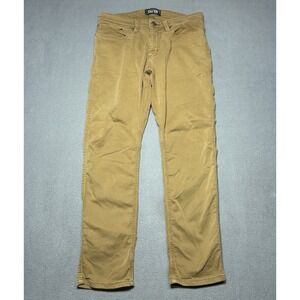 DU/ER Jeans Mens 32x29 N2X Relaxed Taper Tencel Stretch Performance Brown